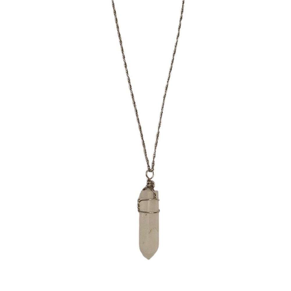 Genuine Natural Stone 925 Sterling Silver Necklace